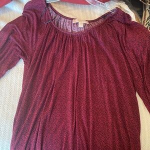 Mk long sleeve blouse